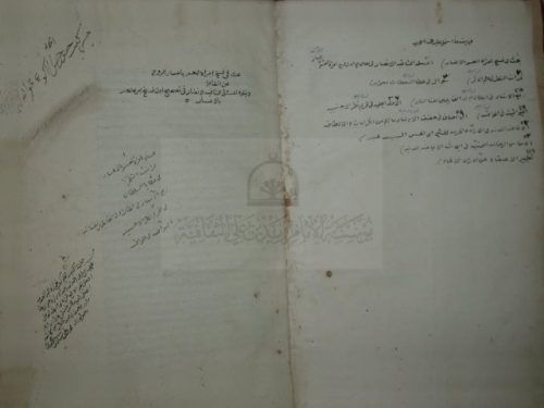 مخطوطة - رسائل وأبحاث للعلامة محمد ين إسماعيل الأمير