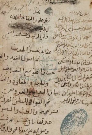 مخطوطة - روضة الفهوم بنظم نقاية العلوم لأحمد بن عبدالحق السنباطى