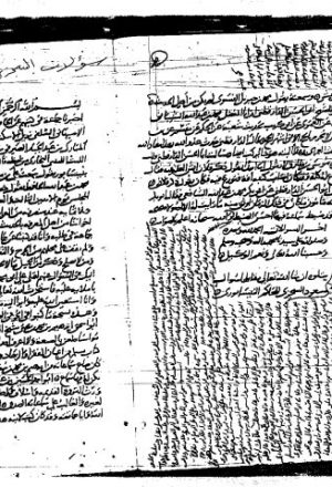 مخطوطة - سؤالات مسعود السجزي للحاكم النيسابوري
