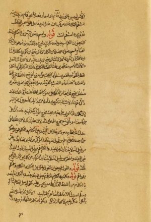 مخطوطة - شرح ابن الناظم على ألفية ابن مالك