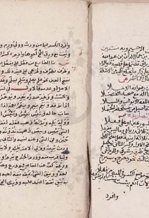 مخطوطة - شرح ابن الناظم على لامية الافعال لوالده --301911
