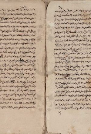 مخطوطة - شرح ابن يحيى على لامية الافعال لابن مالك  --332351