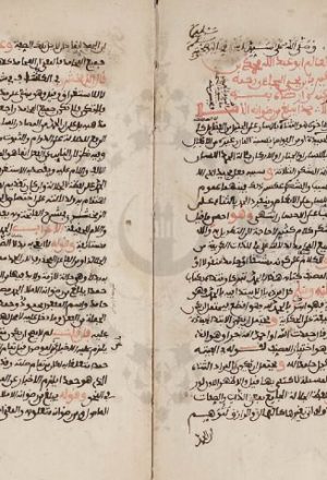 مخطوطة - شرح ابن يحيى على لامية الافعال لابن مالك  --332353