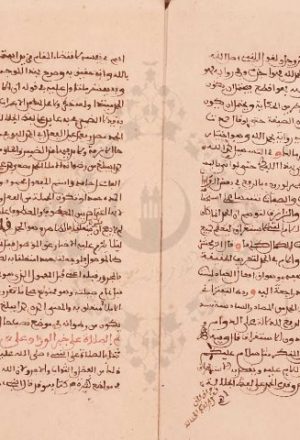 مخطوطة - شرح ابن يحيى على لامية الافعال لابن مالك  --332974