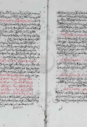 مخطوطة - شرح الألغاز النحوية - لفرج بن محمد الثعلبي الغرناطي-337476