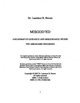 MisGod rsquo ed: A Roadmap of Guidance and Misguidance in the Abrahamic Religions