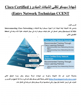 اساسيات الشبكات من سيسكو CCENT