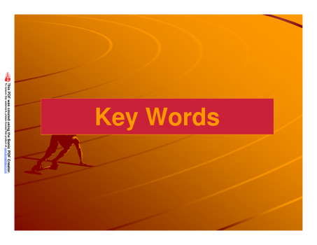 key words مفتاح الكلمات