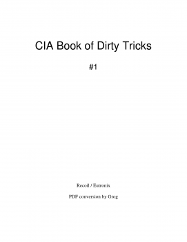 CIA Book of Dirty Tricks