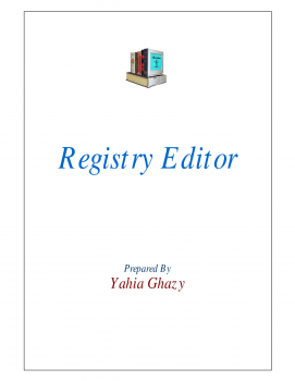 تعلم Registry Editor