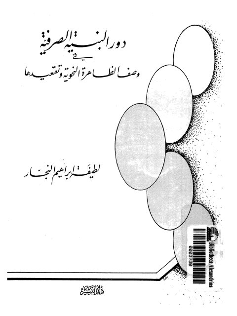 دور البنية الصرفية في وصف الظاهرة النحوية وتعقيدها