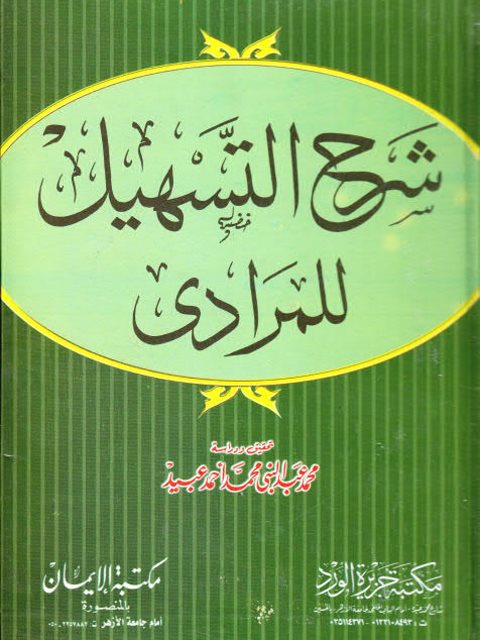 شرح التسهيل للمرادي القسم النحوي