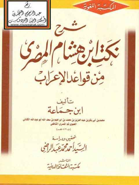 شرح نكت ابن هشام المصري من قواعد الإعراب