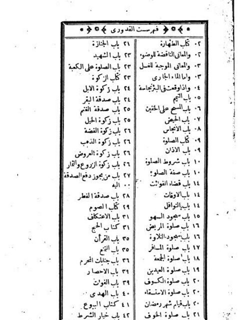 كتاب القدوري- كتاب الطهارة