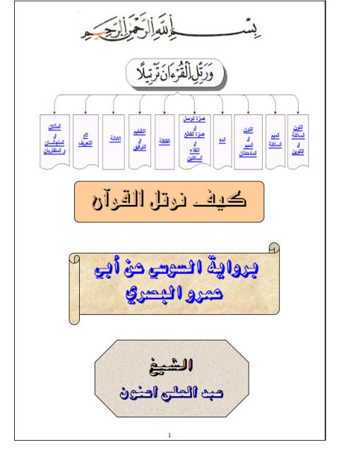 كيف نرتل القرآن برواية السوسي عن أبي عمرو البصري